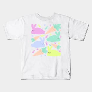 Cute Fluffy Bunnies Kids T-Shirt